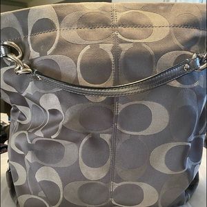 Silver Coach Bag